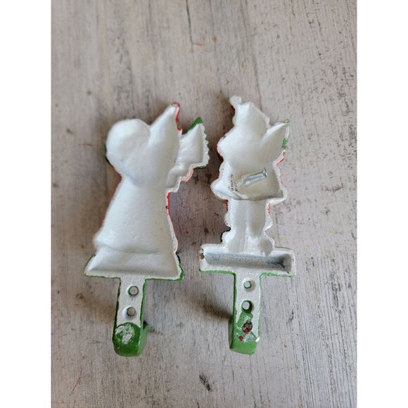 Metal Vintage Santa Claus hanging hook decor set home wall - Picture 7 of 7